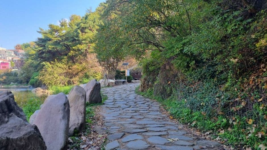 Hongjecheon Artificial Waterfall in Seoul